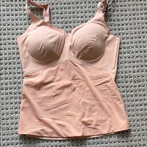 Honey Love Cream Shapewear Top with Molded Cups and Seamless Design